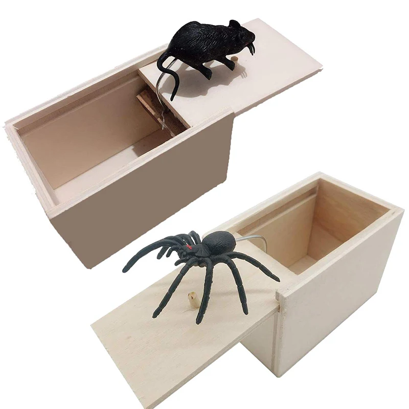 

2019 New Whole Person Toy Wooden Tricky Toy Funny Toy Novelty Shock Scared Wooden Box Prank