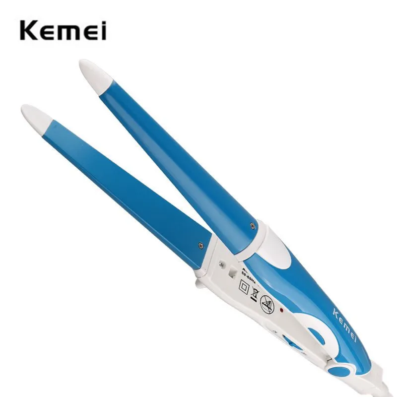 

Kemei Straightener Curling Irons Hair Curlers Wave Corrugation Curler Corrugated Soldering Iron Instruments Wand Tool KM-1293