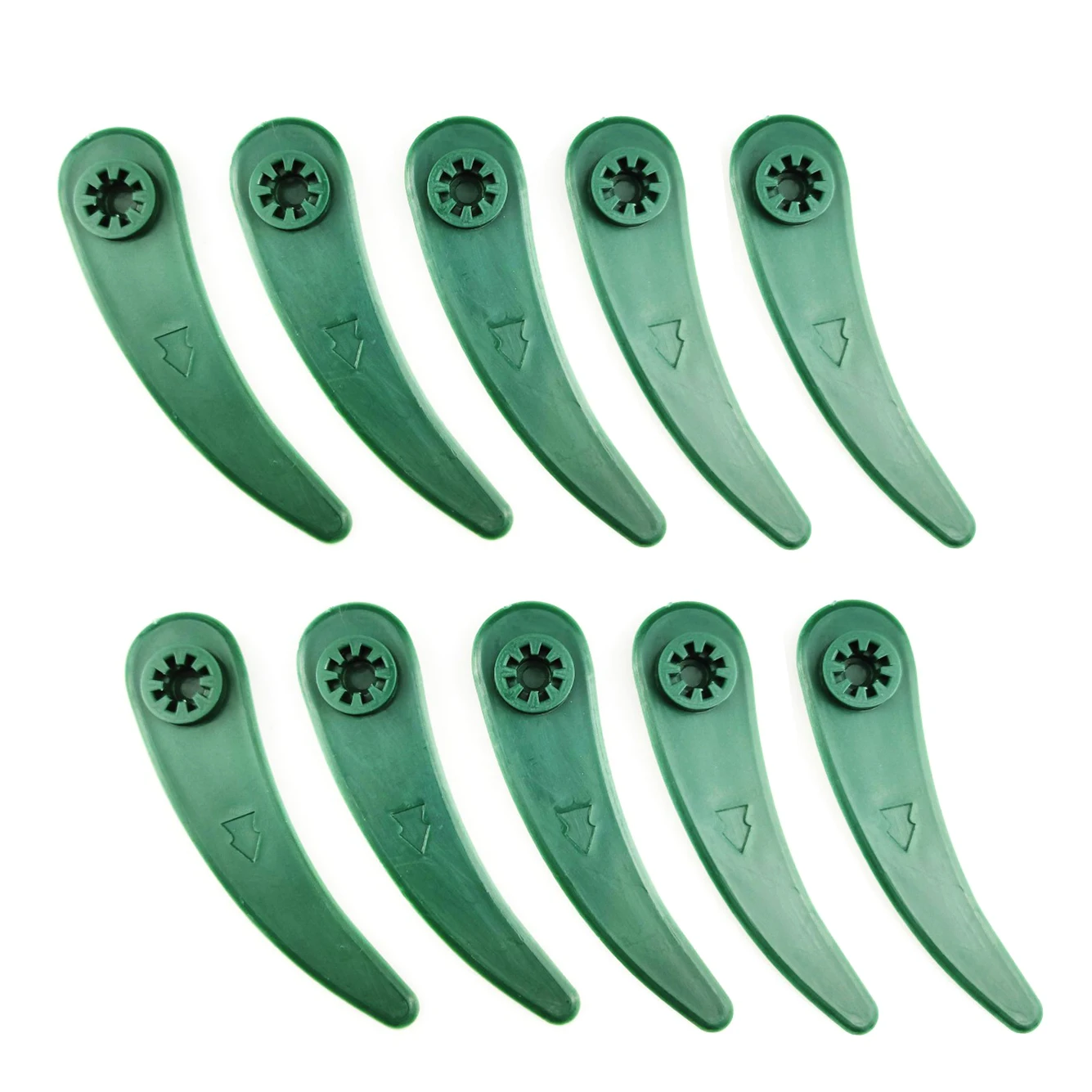 

10pcs Mower Blades Garden Lawn Trimmer Accessories Plastic Cutting Blade