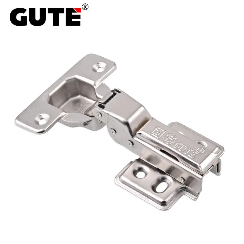 

GUTE Damper Hydraulic Cabinet Hinge Rust Proof Cold-rolled Steel Door Hinge Iron Core Cupboard Door Furniture Hinge Soft Close