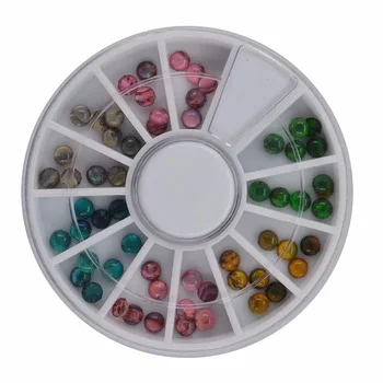 YZWLE 1 Wheel Nail Art Rhinestone &amp;amp; Decoration For DIY Nails Art Accessory Fashion Decorations Beauty Tools #JS06