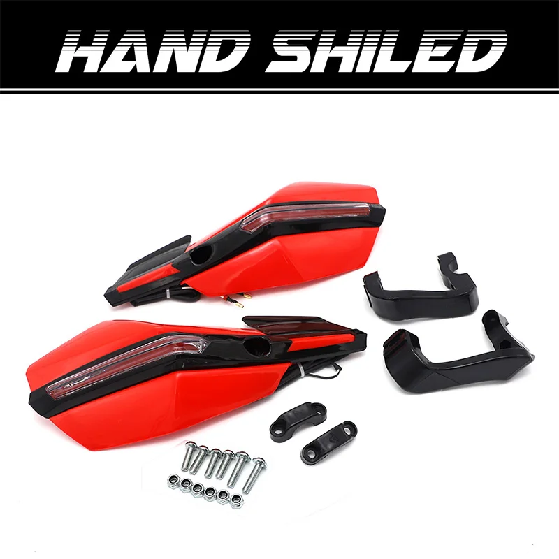

Motorcycle For KTM Protector Cover Handguards Gand Guards Falling Motocross Scooter Off-Road LED Light Handlebar Universal