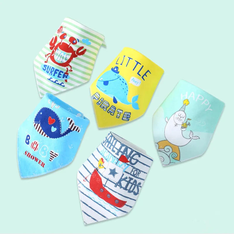 cute baby accessories Baby Bibs Cotton Baby Feeding Apron Triangle Cute Baby Bibs Girls Boys Cartoon Feeding Scarf Bib Collar Bib Burp Cloth boots baby accessories	