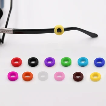 

COLOUR_MAX Glasses Sunglasses Ear Hooks Round Shape Anti Slip Silicone Grips Eyeglasses