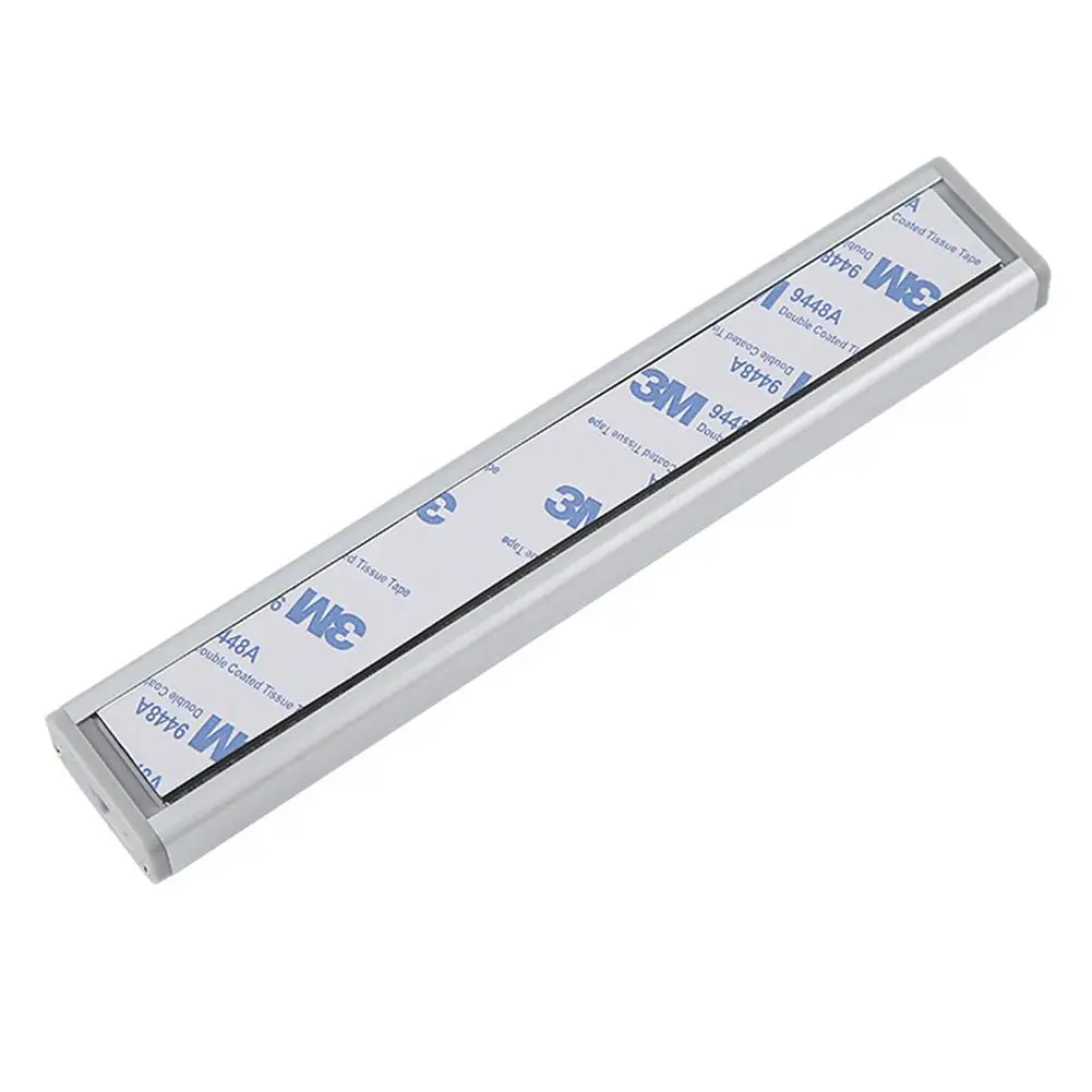 cheap 2 PCS Double Row Wardrobe Light Thin 20LED Cabinet Light Charging Human Body Infrared Sensor Console Under Cabinet Lighting