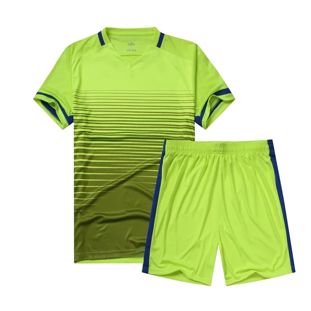 2017 New Men Quick Dry Training Sports Adult Football Team Kits Soccer