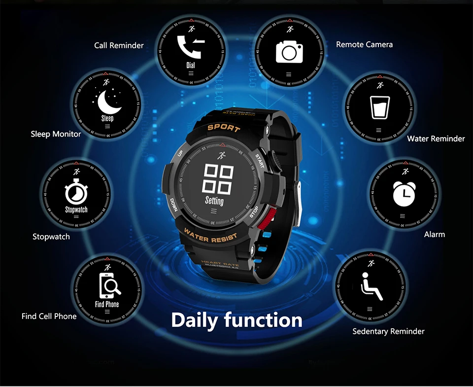 Умные часы TimeOwner F6, IP68, водонепроницаемые, пульсометр, умные часы, секундомер, мульти спортивный режим для Apple, Android, смартфон