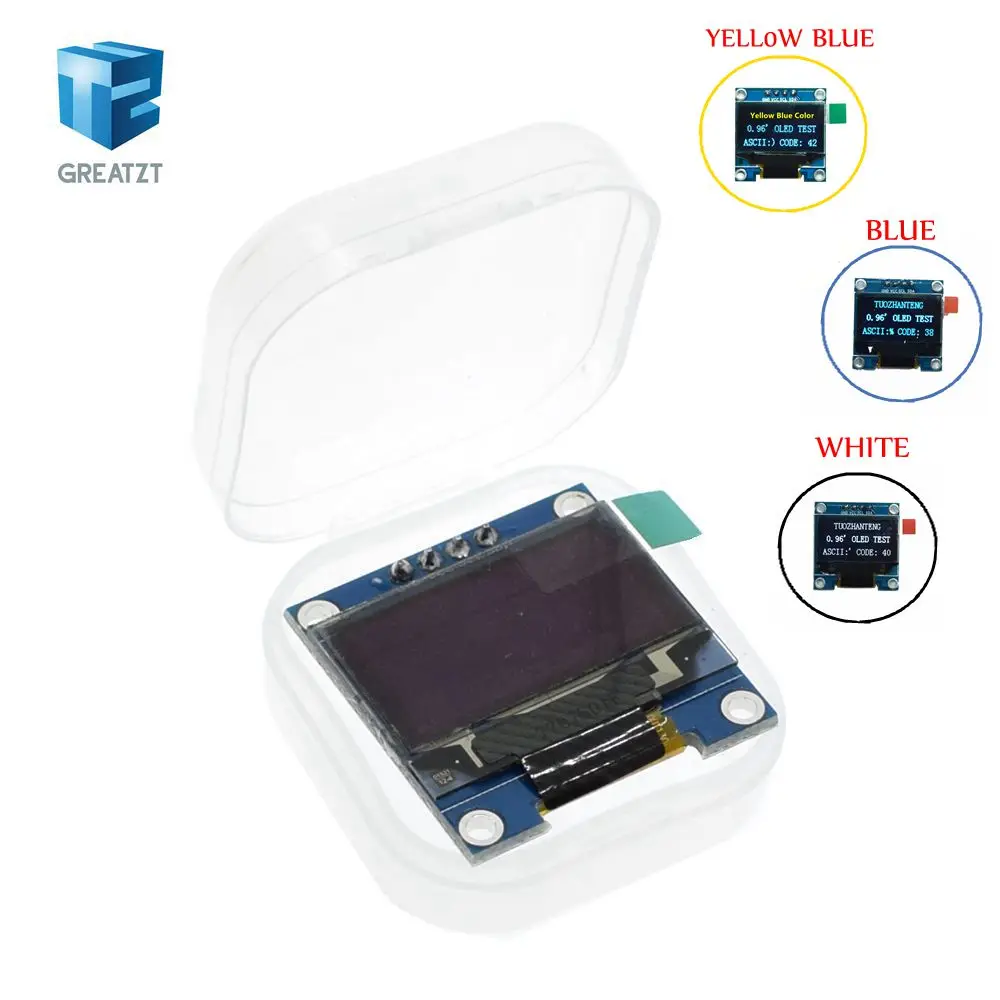 

10pcs White Blue color 0.96 inch 128X64 OLED Display Module Yellow Blue OLED Display Module For Arduino 0.96 IIC SPI Communicate