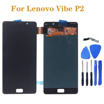 

5.5" AMOLED display For Lenovo Vibe P2c72 P2a42 P2 LCD + touch screen sensor assembly replacement for Lenovo Vibe P2 repair part