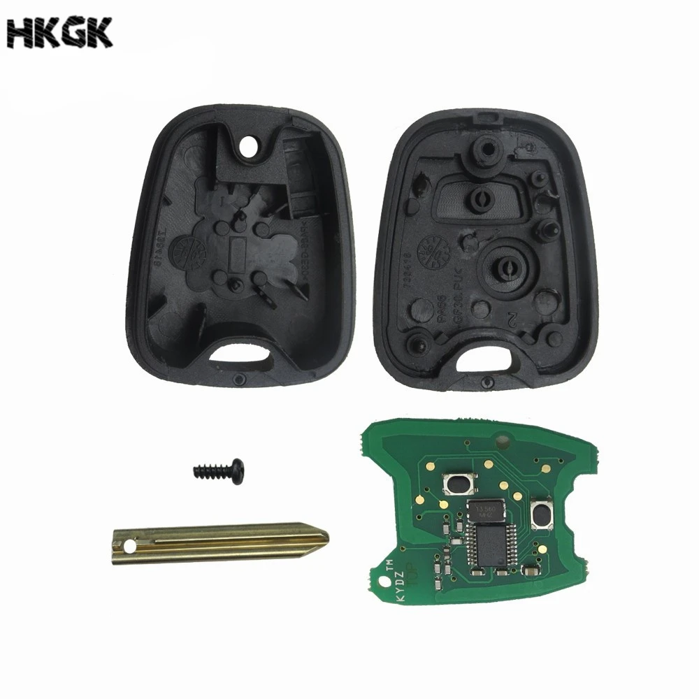 2 кнопочный дистанционный ключ для чипа ID46 433 МГц Citroen Saxo Picasso Xsara Berlingo SX9 Blade|Ключ от