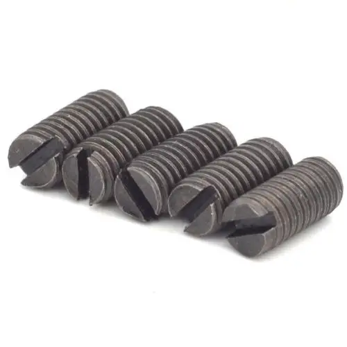 M6 slotted headless screws grubs flat end tighten bolts screw grub bolt