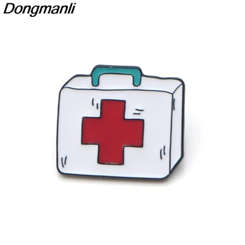 

P3567 Wholesale 20pcs/lot Medical brooches Collection First aid kit Enamel Pins and Brooches Lapel Pin Badge Doctor Nurse Gifts