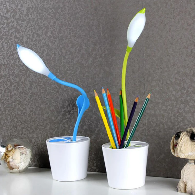 

Pen Holder USB Charging LED Table Lamp Night Light Cute Kids Gift Toy For Baby Children Bedroom Decoration Lamp Indoor Light