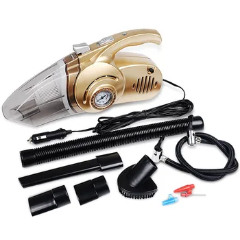 

RUNDONG AUTO ACCESSORIES Car 4 in 1 car Vacuum Cleaner Portable handheld multi-use Dust Buster Golden 19Apl8