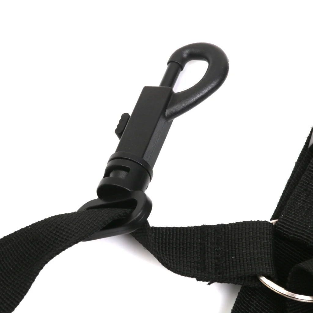 Adjustable Nylon Tenor Baritone Sax Saxophone Harness Shoulder Strap  For Universal Saxophones Black