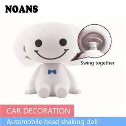 NOANS авто интерьера качая головой куклы Baymax робот автомобиль украшения подарок для Volkswagen Suzuki Opel hyundai Kia