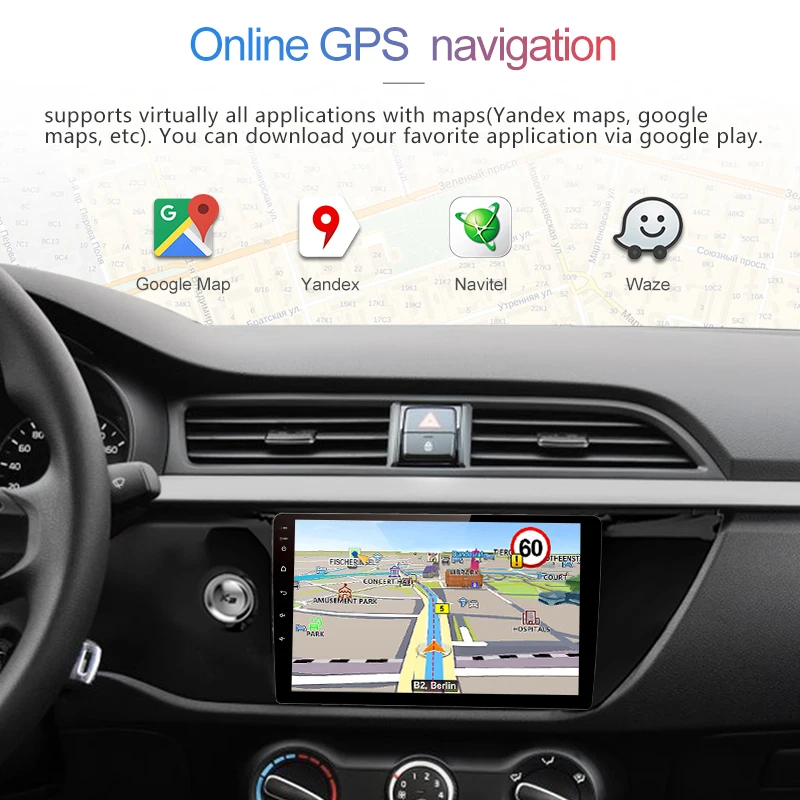 Flash Deal AWESAFE 2 din Android 8.1 Car Radio Multimedia video player gps navigation For KIA RIO 4 2017 sedan wifi head unit no DVD 3