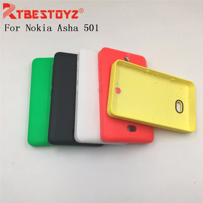 

RTBESTOYZ Battery Door Back Cover Housing Case For Nokia Asha 501 With Power Volume Buttons