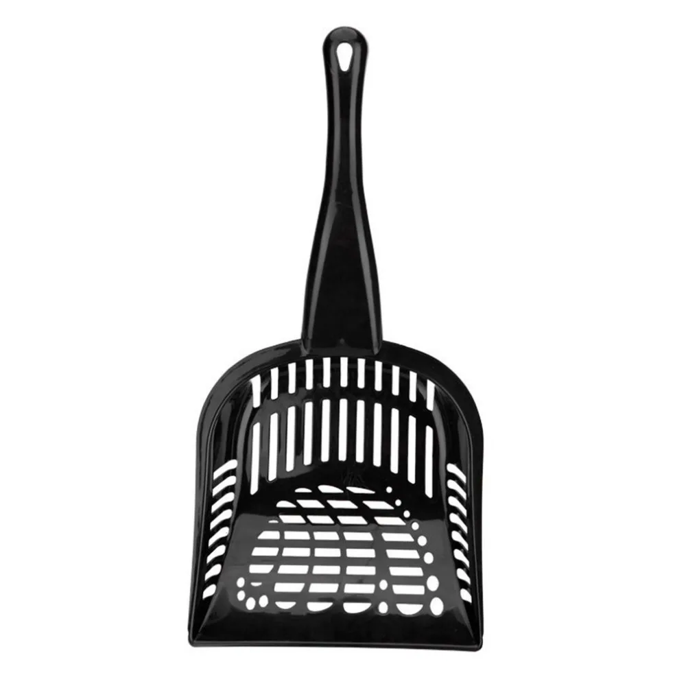 

Multifunctional Cat Litter Scoop Black Pet Supply Universal Enlarge Large Size Cat Litter Shovel Practical Pet Pooper Scooper