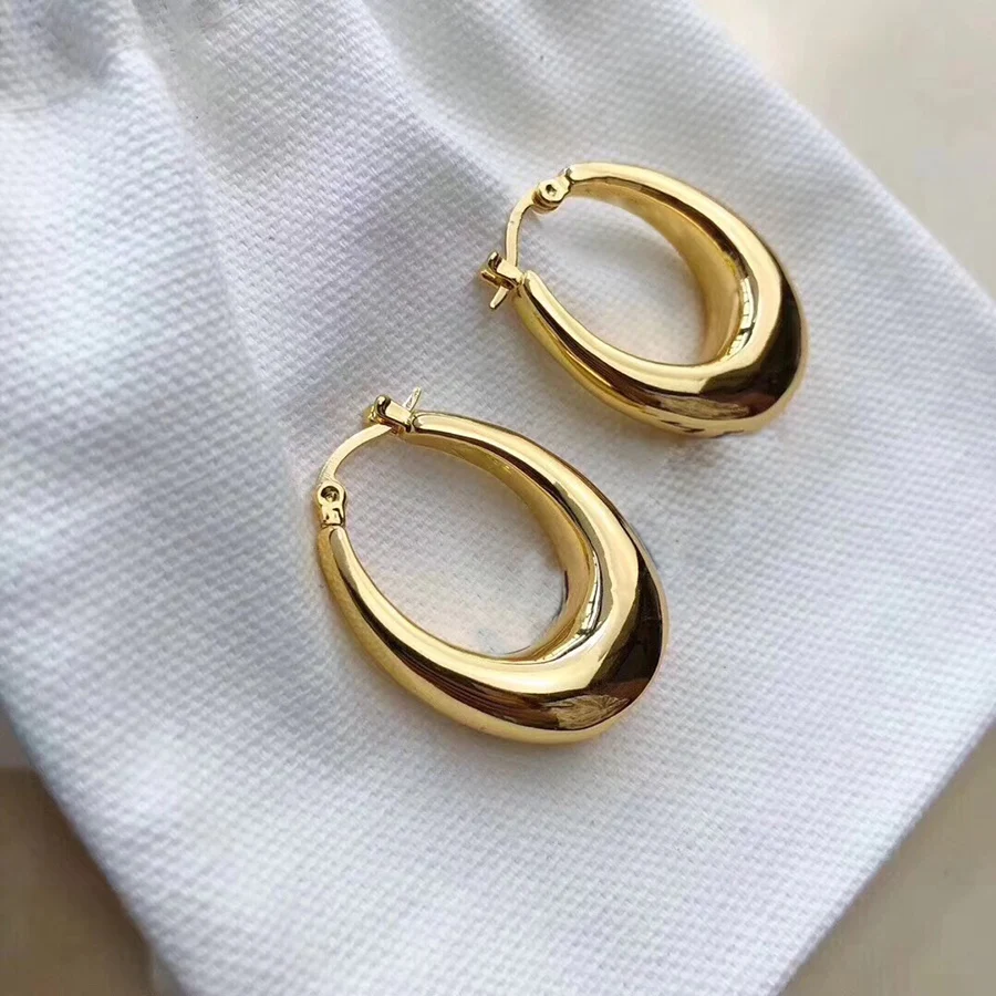 Forever модные классические брендовые современные золотые серьги-кольца геометрические ювелирные изделия высокое качество роскошные Bijoux для женщин универсальный стиль