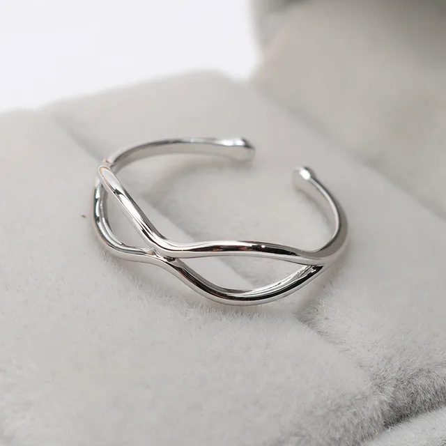 Promotion Simple Digital 8 Silver Rings Jewelry Fashion Promotion Simple Digital 8 Silver Rings Jewelry Fashion Engagement Anillos Bridal Wedding Finger Open