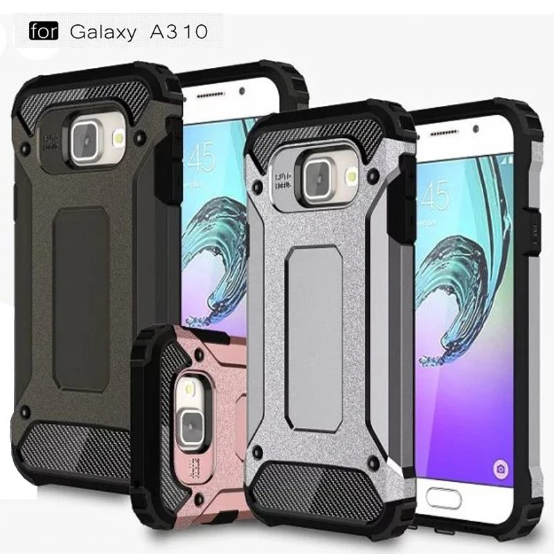 

PC+TPU Hybird Protective Case For Samsung Galaxy A3(2016) A3100 within Heat Radiation Nets Precise Holes Outdoor Shockproof Case