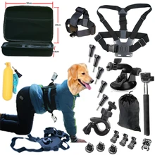 Gopro accessories set Gopro hero 5 waterproof protective case chest mount Monopod for gopro hero 5 tripod for go pro HERO 5