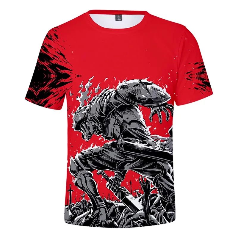 

2019 Summer 3D Digital Printed Short Sleeve Goblin Slayer T-shirt Men/Women/Children Leprechaun Killer Goblin Killer Rumor Tops