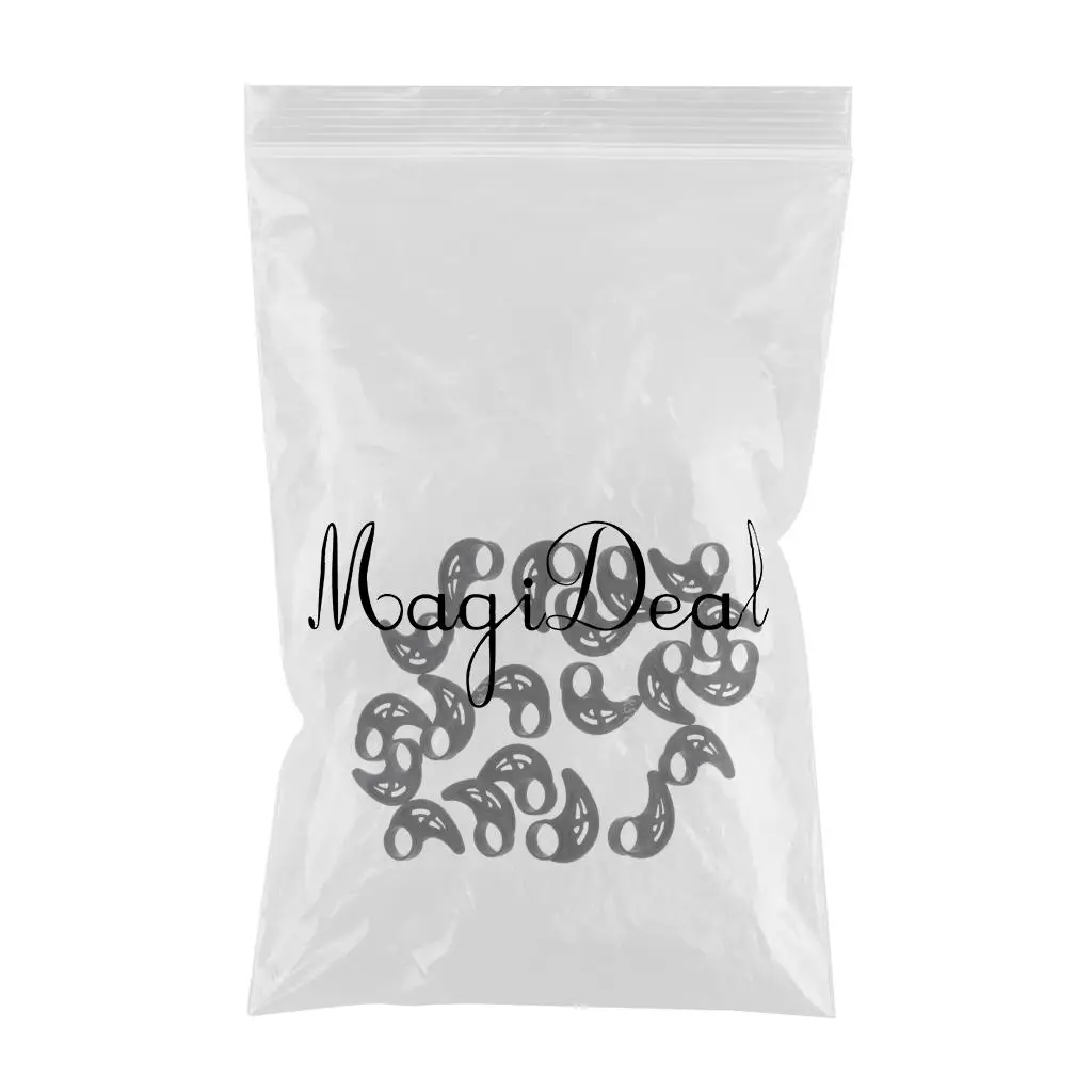 20 Pieces Earbuds Ear Hooks for 9.7mm Bluetooth Headphones Wireless Headset Eartips Ear Loop Clip Bud Gel Replacement Sets