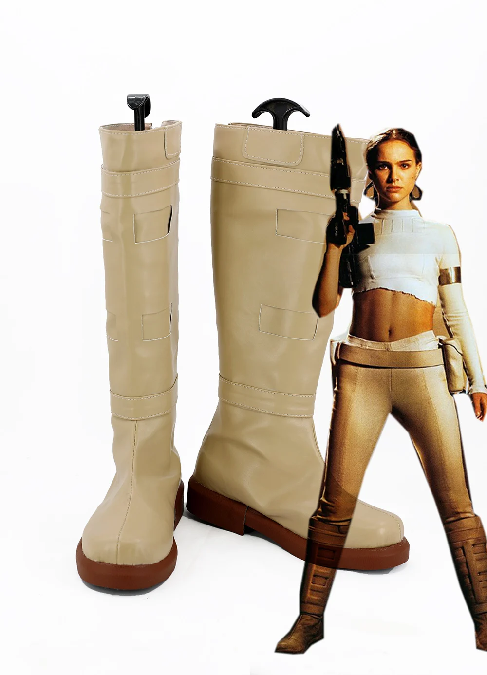 Ботинки для костюмированной вечеринки Padme Amidala Звездные войны 2 Обувь унисекс на