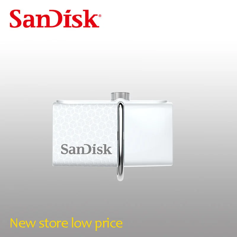 Free shipping SanDisk Extreme Dual USB3 0 OTG Flash Drive SDDD2 150MB s 16GB 32GB For