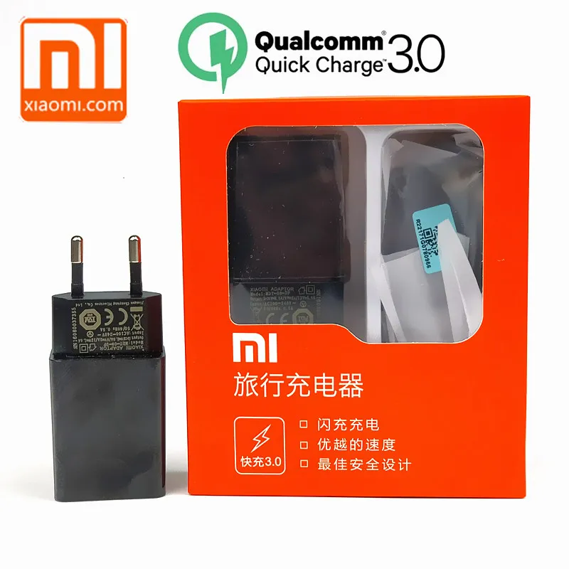 

Original EU xiaomi mi6 Charger qc 3.0 Quick Charge adapter usb type C cable for mi 5 5s 6 8 se mi8 mi5 mi5s mix 2 2s a2 max 2 3