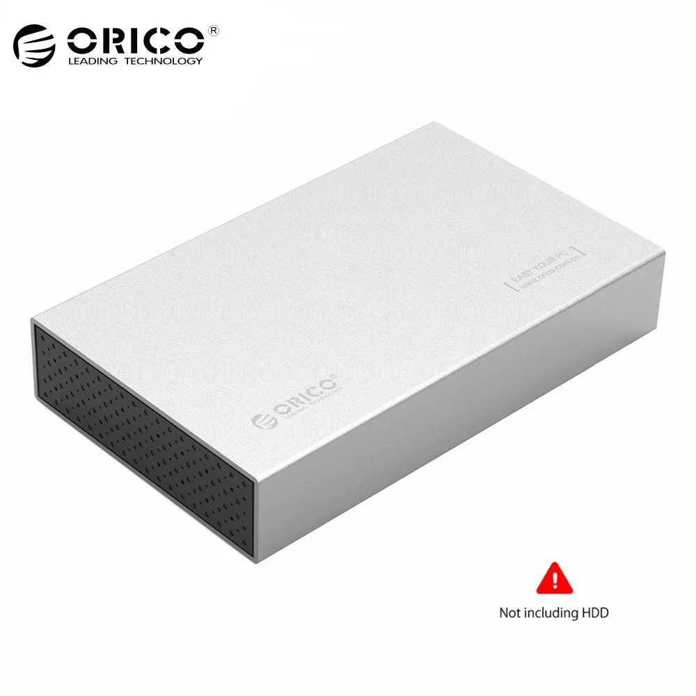 

ORICO Aluminum 2.5\3.5 USB3.0 to SATAIII Case SSD HDD Portable External Hard Drive Disk Enclosure 8TB Storage Box Support UASP