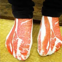 1 пара носков с объемным рисунком мясных костей Гольфы унисекс мягкие повседневные милые хлопковые носки детские носки с изображением Льва, тигра, кота, звездного неба