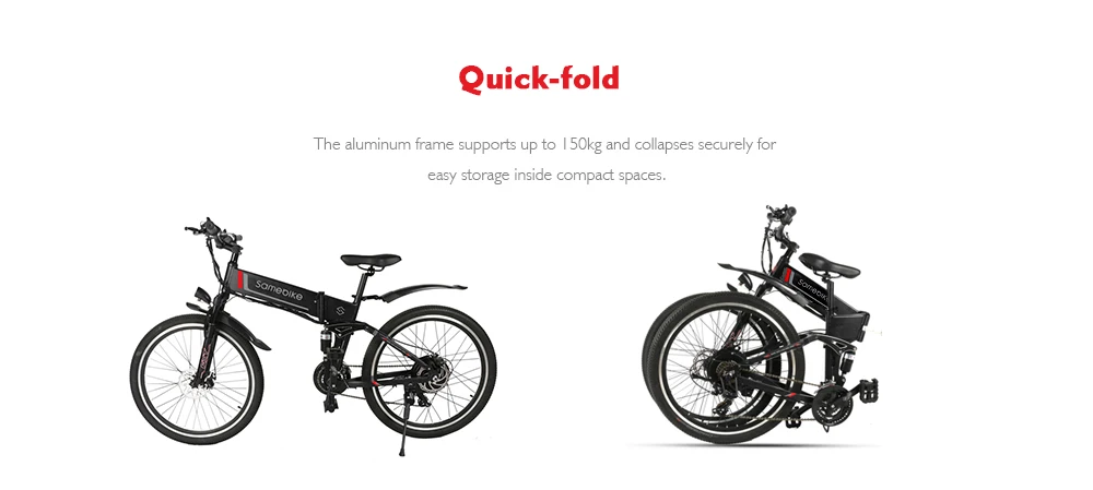 Perfect SAMEBIKE LO26 Foldable 26" Electronic Bicycle 48V10AH 350W Off Road Pedal Assist LCD Display Double Disc Brakes EBike E Bike 4 Perfect SAMEBIKE LO26 Foldable 26" Electronic Bicycle 48V10AH 350W Off Road Pedal Assist LCD Display Double Disc Brakes EBike E Bike 4