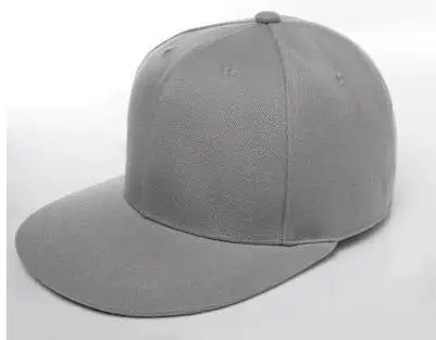 Заводская Кепка в стиле хип-хоп с плоским козырьком Snapback с логотипом/шляпы с буквами 3D вышивка бейсбольная кепка для мальчиков и девочек Размер - Цвет: gray