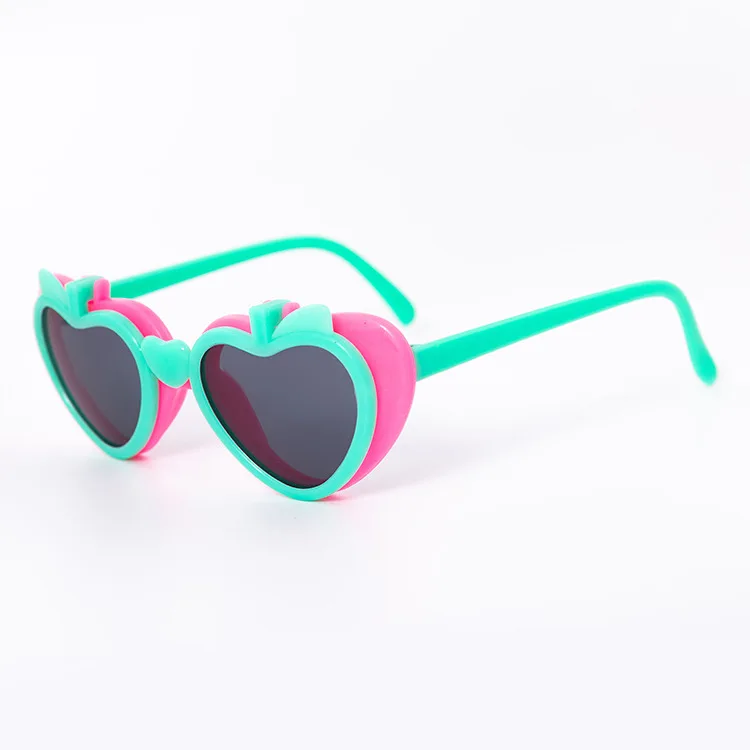 Iboode флип-ап солнцезащитные очки дети мальчики девочки Милая форма в виде фруктов солнцезащитные очки пластиковые детские очки винтажные круглые флип-очки