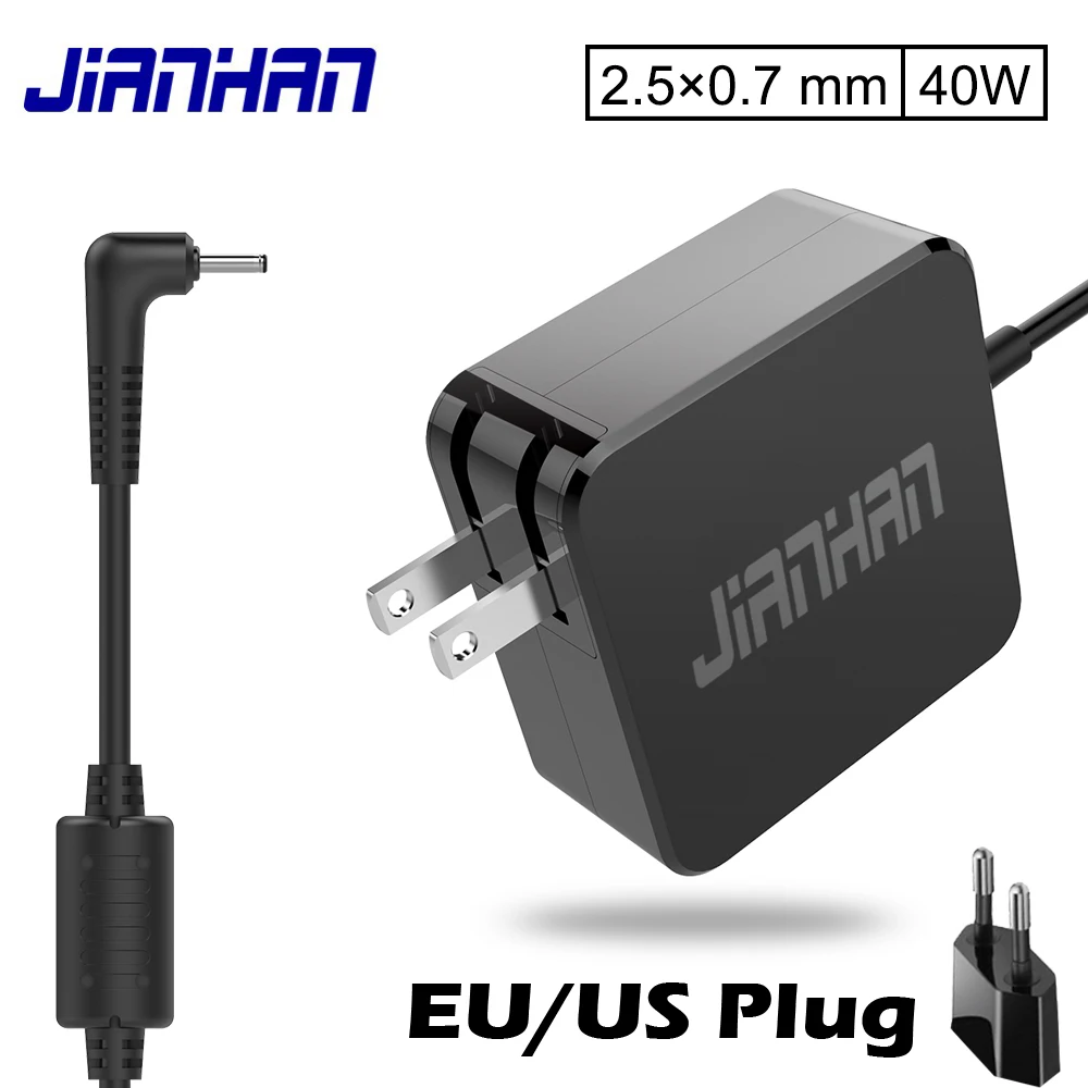

2.5mm * 0.7mm 12V 3.33A 40W Laptop AC Power EU/US Adapter Charger For Samsung Smart PC 500T XE300TZC XE300TZCI XE700T1C Pro 700T