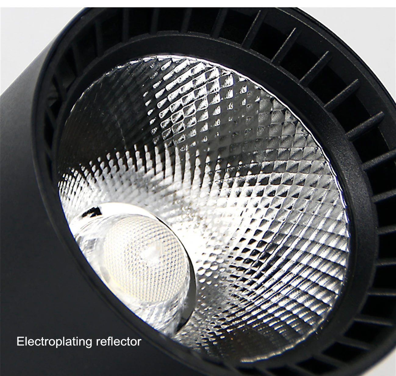 Emissor de Luz Diodo Spotlight Superfície Instalação Ac220v 10 w 15 20 30 Loja Roupas Casa Fundo Tubo Parede Salão Exposição Cob 9 Luzes e Iluminação