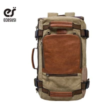 ECOSUSI Brand Men's Backpack Canvas Travel Backpacks Men Travel Bags Functional Laptop Backpack Functional Shoulder Bags ECOSUSI Brand Men's Backpack Canvas Travel Backpacks Men Travel Bags Functional Laptop Backpack Functional Shoulder Bags