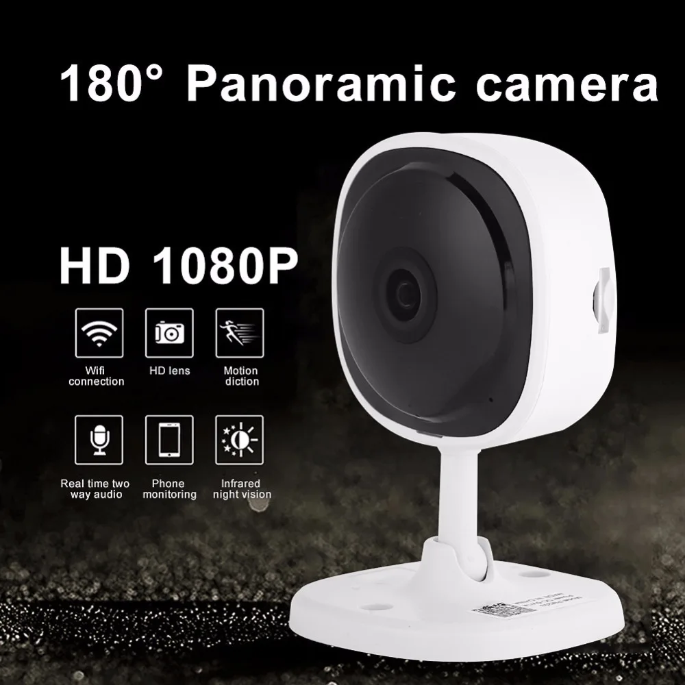 1080P FHD Wifi 180 градусов 200 Вт камера безопасности панорамная Wifi камера ночного видения камера безопасности Система для домашней безопасности камера