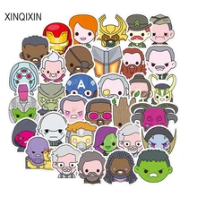 100 PcsSet Cartoon Cute Marvel Decal Stickers For Laptop Luggage Moto Car Cool Fashion PVC Waterproof Sticker Car Styling