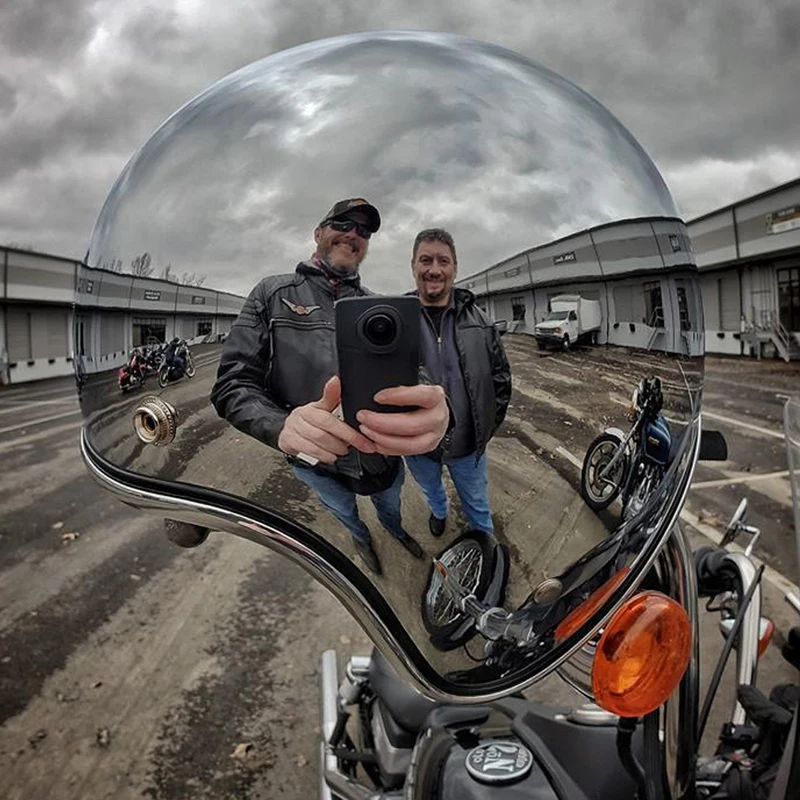 Mirror Chrome Motorcycle Helmet