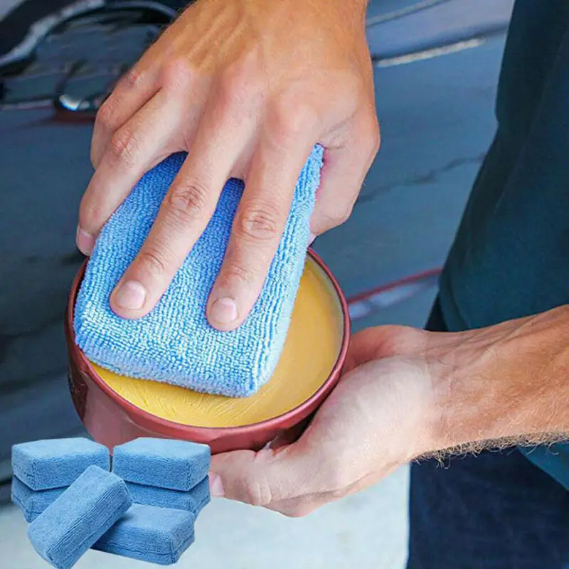 Мочалка полировка автомобиля губа для полировки аппликатор чистящие прокладки губки колесные диски шины средства для мойки Горячая