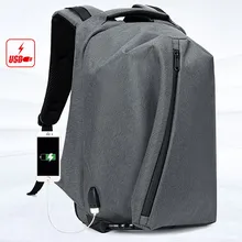Ноутбук Рюкзак Школьная Сумка для Для мужчин водоотталкивающая функциональный рюкзак с зарядка через usb Порты и разъёмы туристические рюкзаки мужской школьный рюкзак