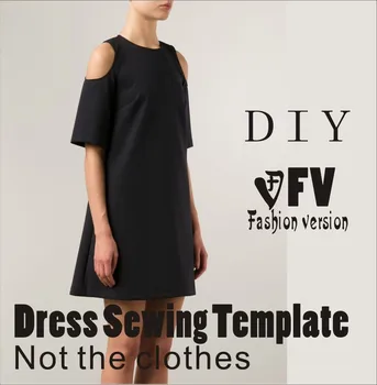 

Dresses Sewing Pattern Template Cutting drawing Clothing DIY ((Not selling clothes)) BLQ- 212