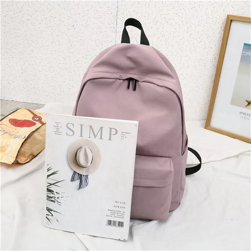  Solid Backpack Brand High Quality Large Capacity Leisure Or Travel Bag Water Proof Oxford School Ba - 32981389121