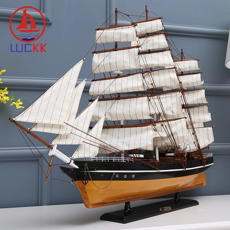 LUCKK 90 см CUTTY SARK деревянная модель корабля Burlywood нордическое домашнее украшение