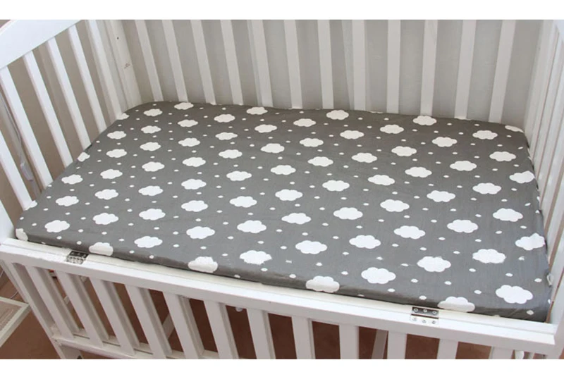 Muslin Cotton Baby Bedding Sets Crib Bed Sheets Newborn Baby Bed Bedspreads For Toddler Infant Customizable Drop Shipping