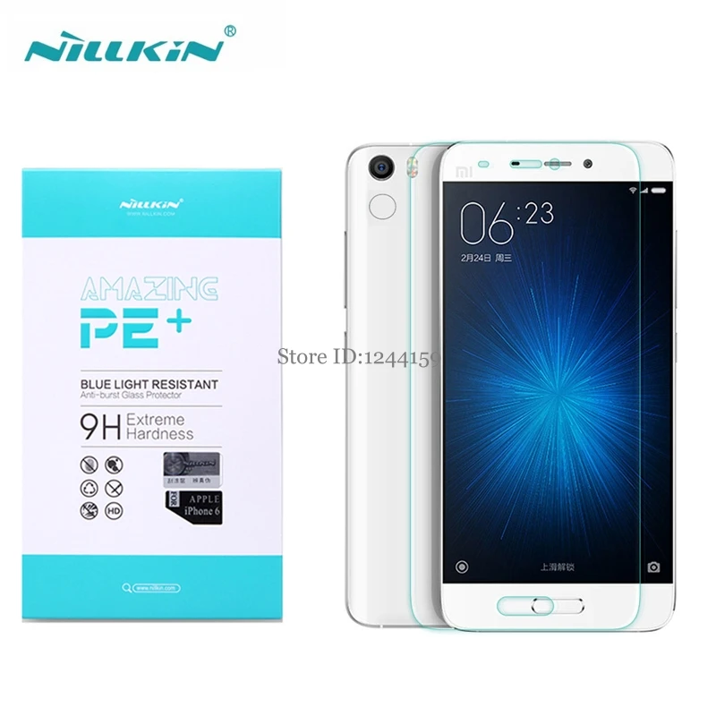 Harga Xiao Mi Mi 5 Pelindung Layar Anti Gores NILLKIN Menakjubkan 9 H   H + Pro   PE Anti  ledakan Film untuk Xiao Mi Mi 5 M5 Pro Perdana